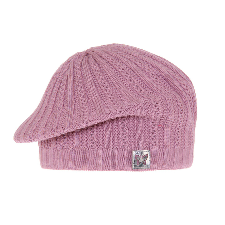 Осенний/весенний берет для девочек фиолетовый Luina