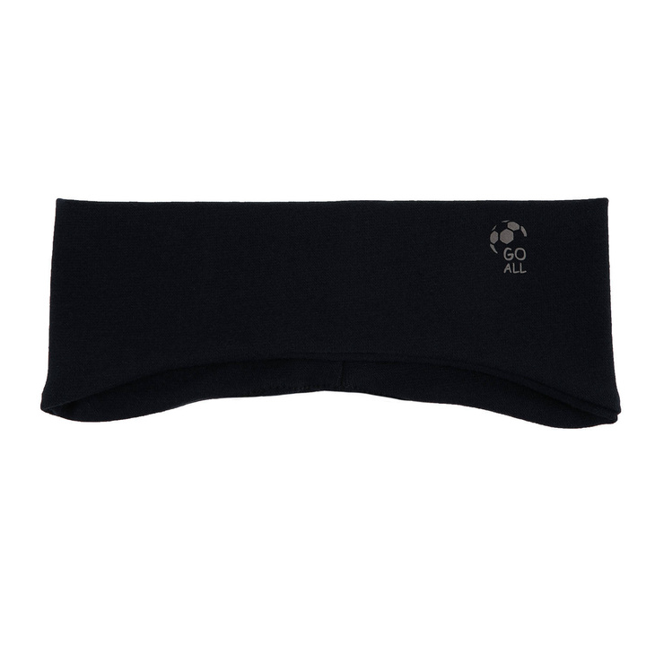 Осенне-весенняя повязка на голову для мальчика темно-синяя хлопок Ботаник