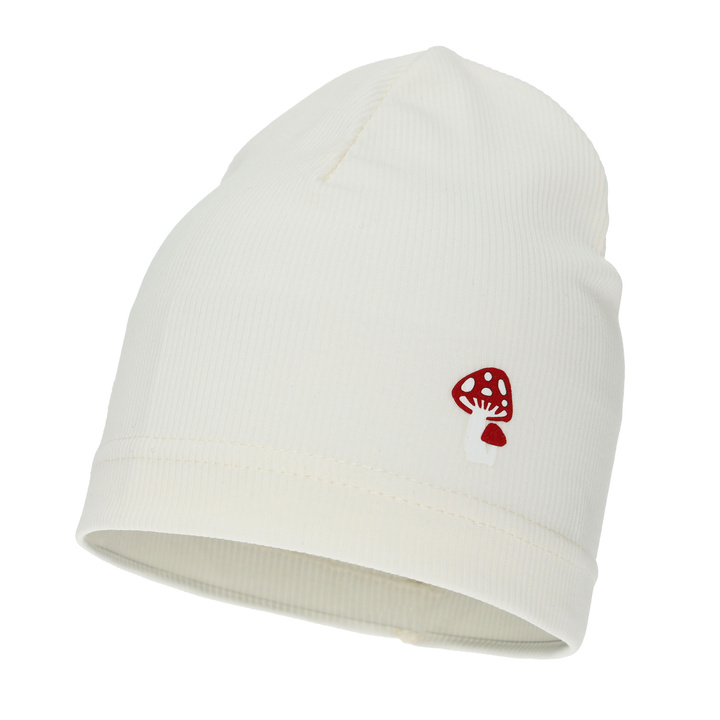 Весенняя/осенняя шапка для девочки, кремовая, хлопковая Balma