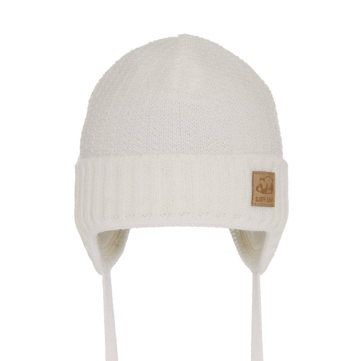 Осенняя/весенняя шапка для мальчика кремовая Todi