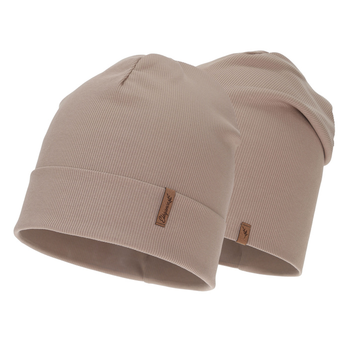 Женская весенняя/осенняя шапка, бежевая, хлопковая, Zenita