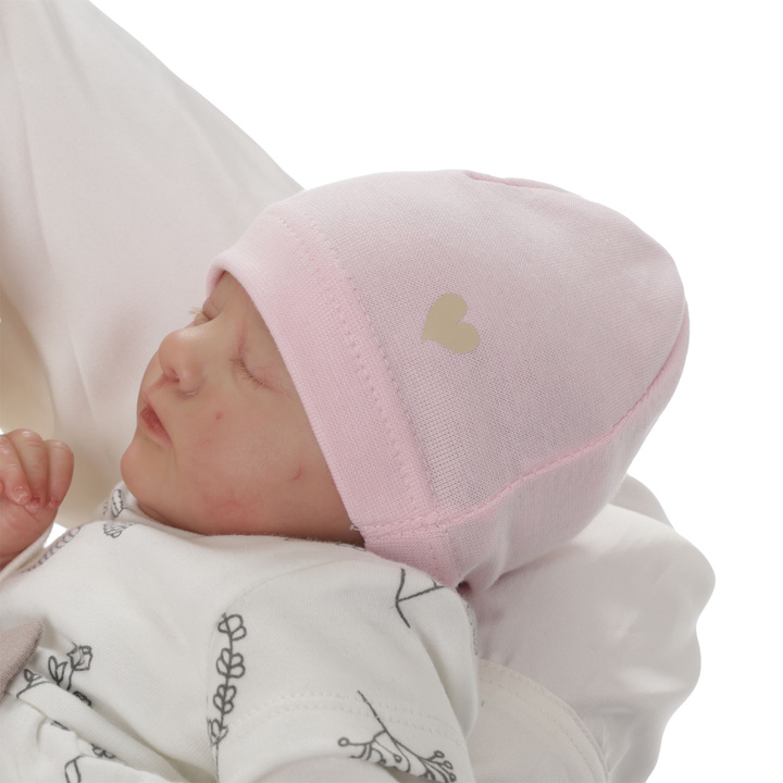 Осенняя/весенняя шапка для девочки, розовая, Nestie