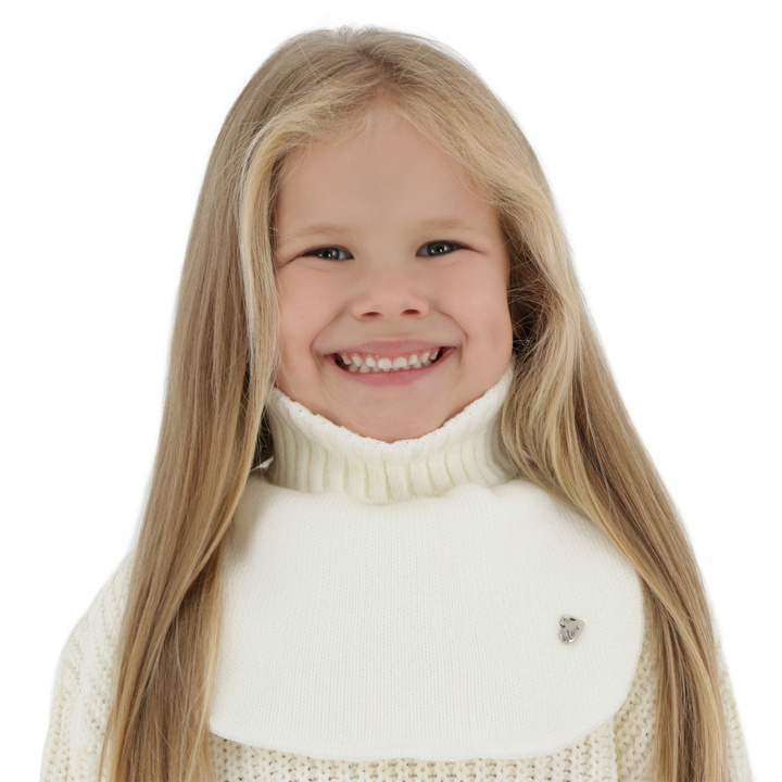 Кремовая зимняя водолазка Pixi для девочек