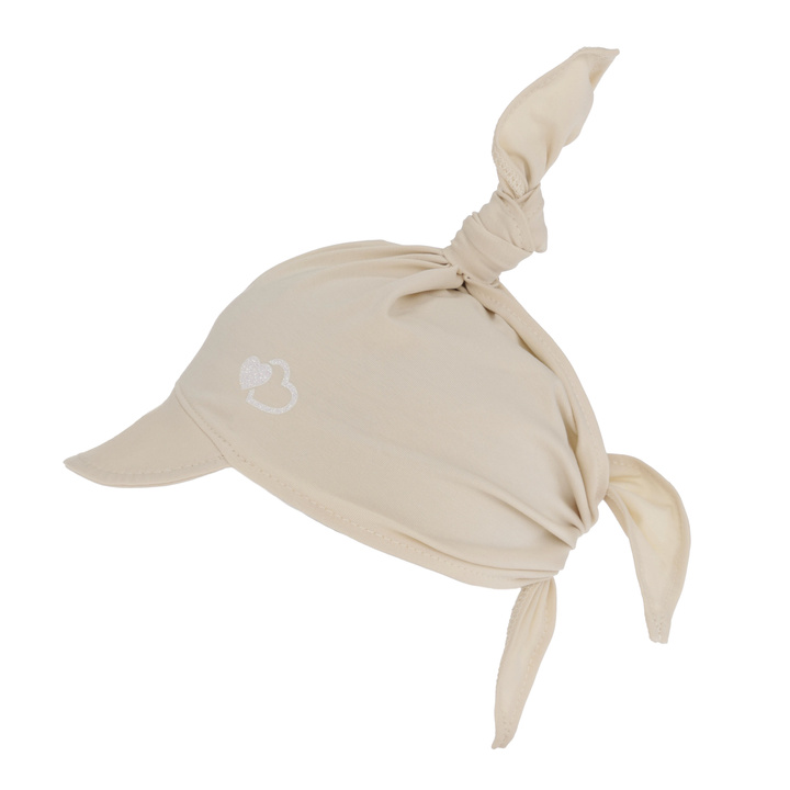 Хлопковый летний палантин для девочек бежевый Irene