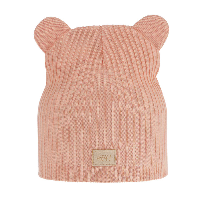 Осенне-весенняя шапочка для девочек оранжевая Clarisa