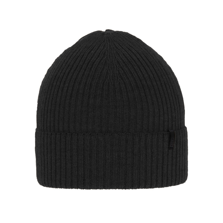 Мужская зимняя шапка темно-серого цвета из 100% шерсти мериноса Thorin