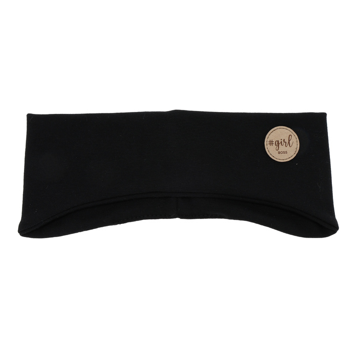 Осенняя/весенняя повязка для девочки, черная Маранта