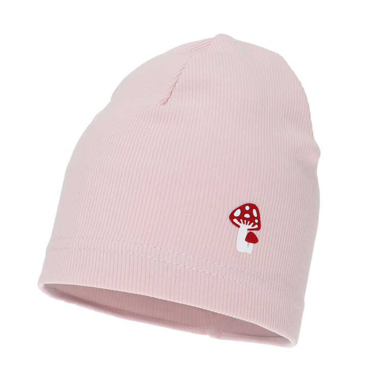 Осенняя/весенняя шапка для девочки, розовая, хлопковая Balma