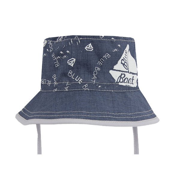 Хлопковая джинсовая шляпа для мальчиков Лодочка