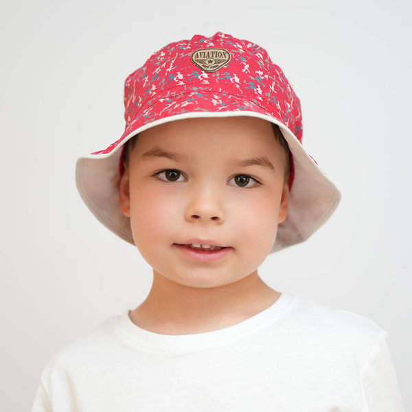 Хлопковая шапка для мальчиков красная Авиация