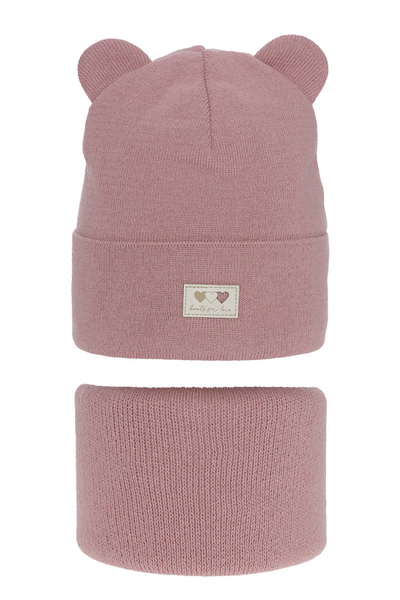 Зимний комплект для девочки: шапка и кашне Xantia